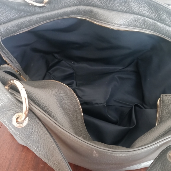 Sofia Fima Out of Office Bag Gray Leather Bag - Picture 3 of 3